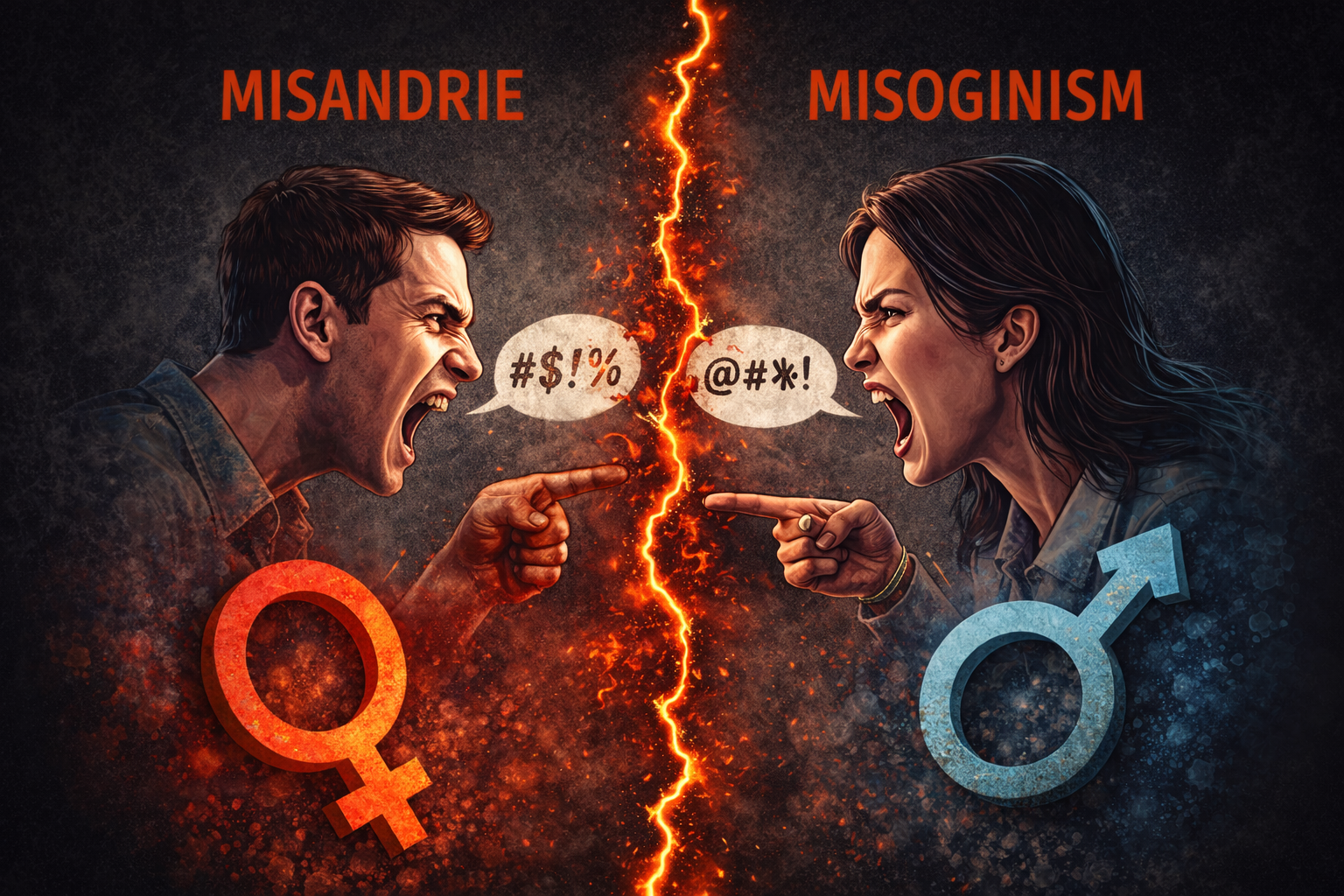 Despre misandrie - fobia față de bărbați și despre misoginism